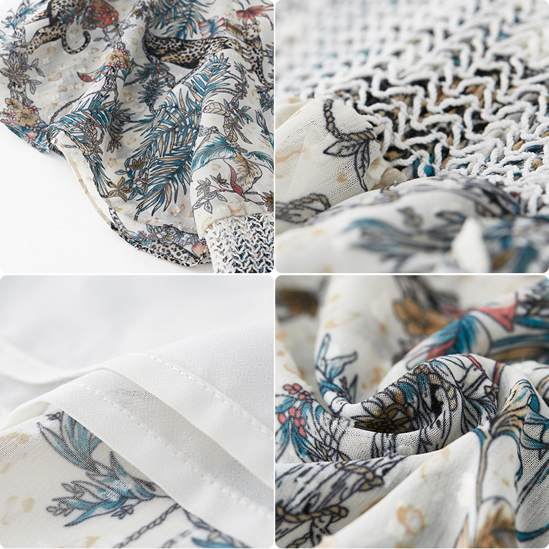 短袖连衣裙高腰显瘦遮肚子碎花裙子 sedate连衣裙