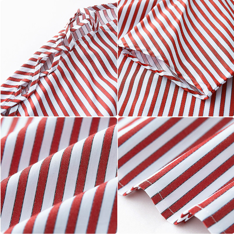 水云间竖条纹t恤衫夏季新款上衣 sedateT恤