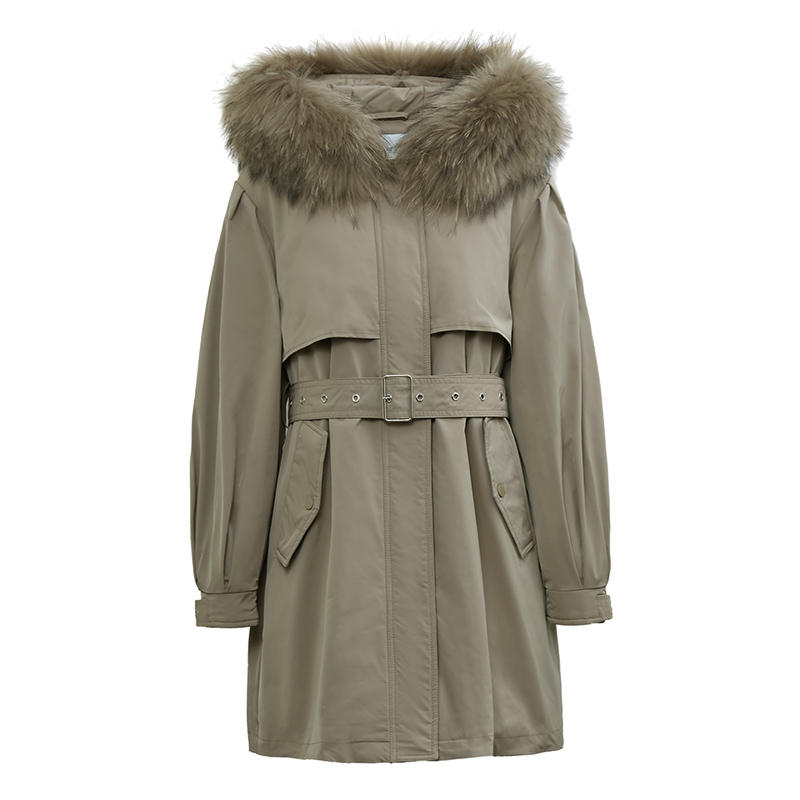 【商场同款】水云间保暖大毛领白鸭绒 sedate羽绒服