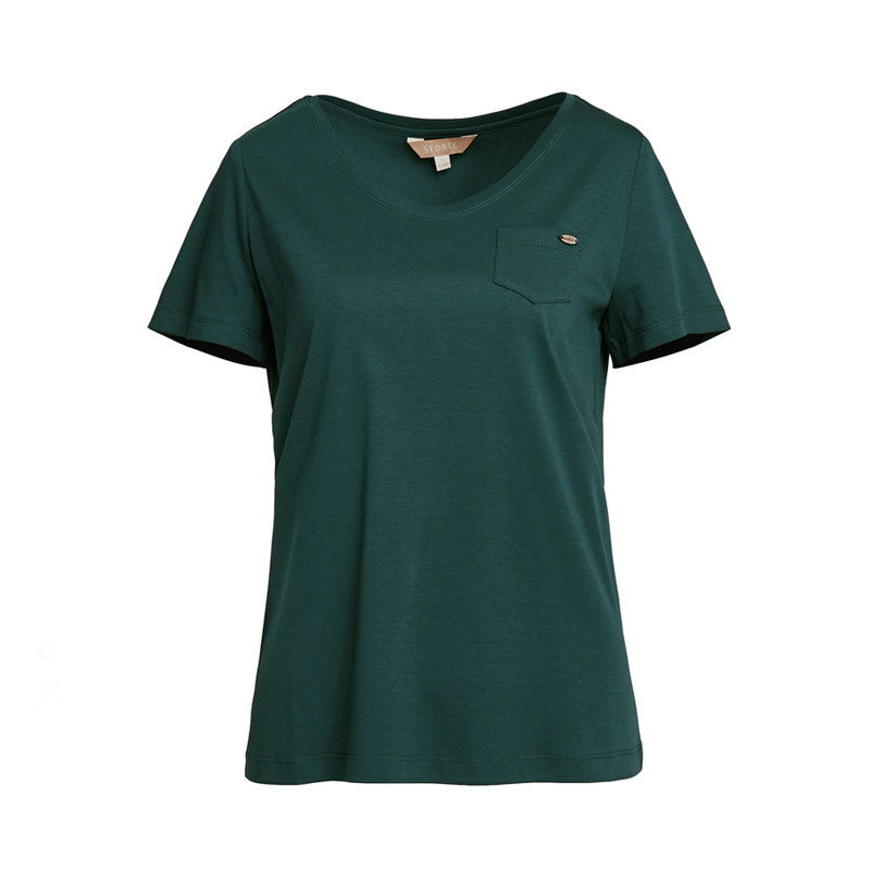 水云间夏季新款纯色短袖百搭t恤 sedateT恤