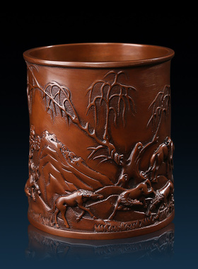 紫铜书房摆设新中式风商务骏马