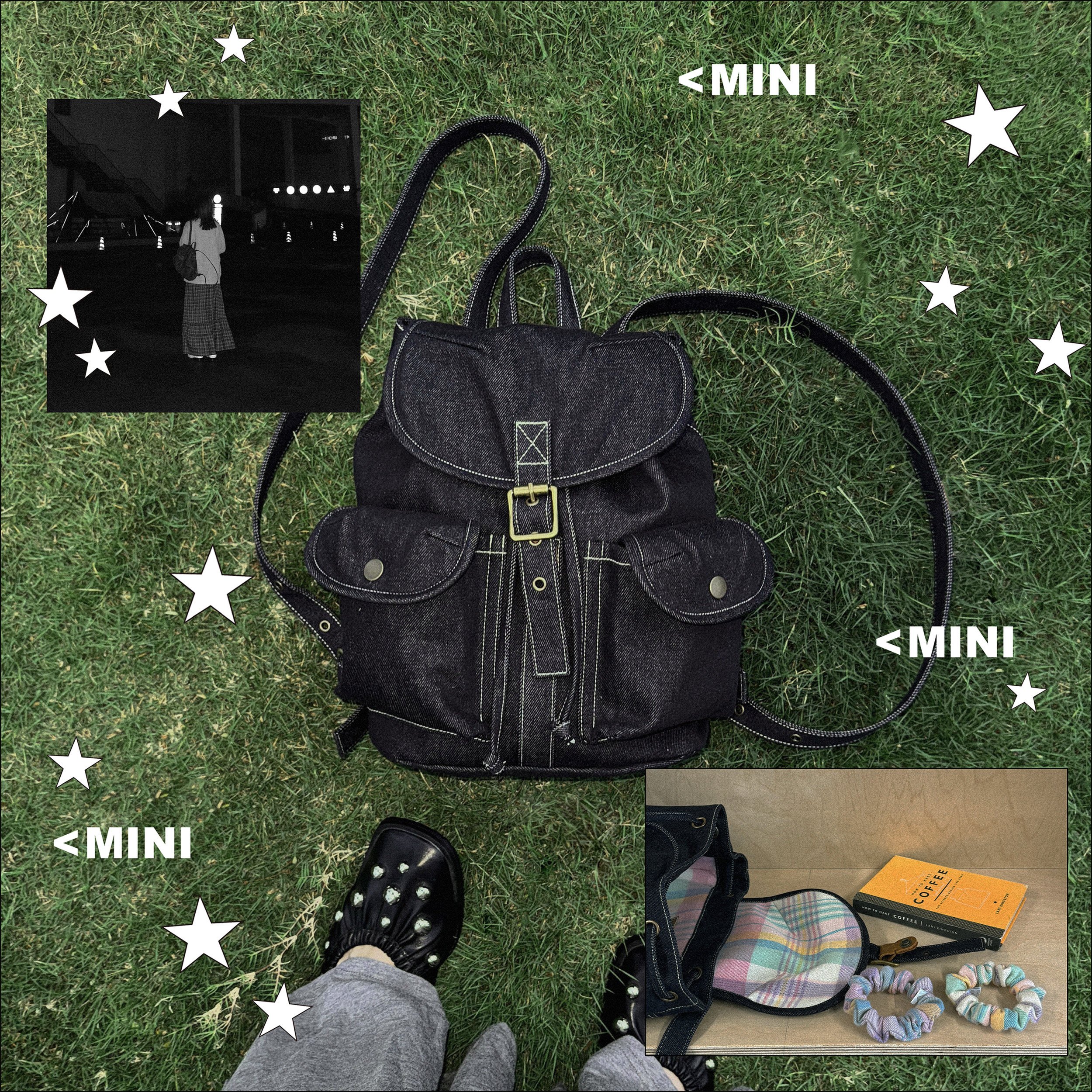 #2026 mylittlelamb 赤耳丹宁！致敬经典 伞兵牛仔书包（MINI）