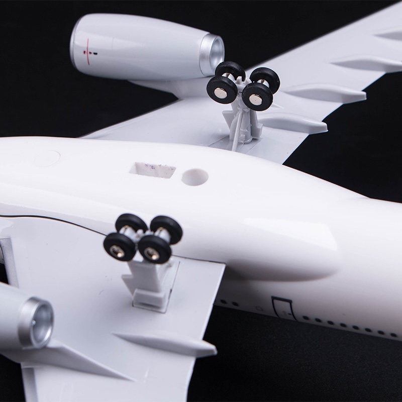 瑞庆飞机模型空客波音国内航空客机礼品摆件拼装带轮实心ABS材质