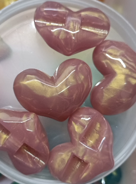 爱心星空彩色DIY配件亚格力