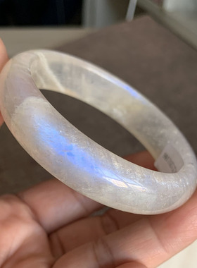 天然月长石手镯手环实物
