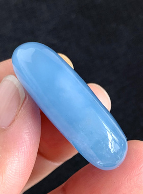 海蓝宝原石吊坠随形项坠充填