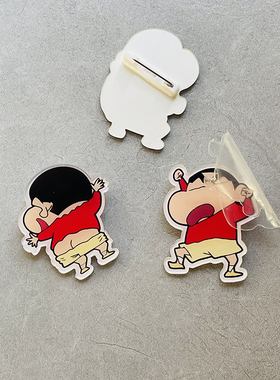 蜡笔小新卡通动漫胸针