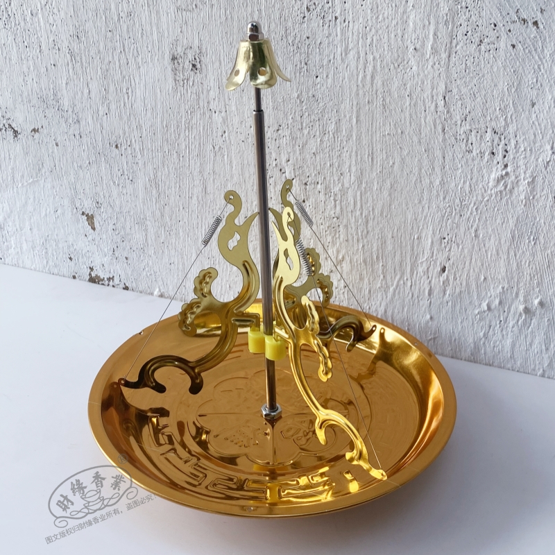 12/24小时盘香檀香支架接灰可伸缩防垂塑料卡扣款17.5cm香托盘架 - 图2