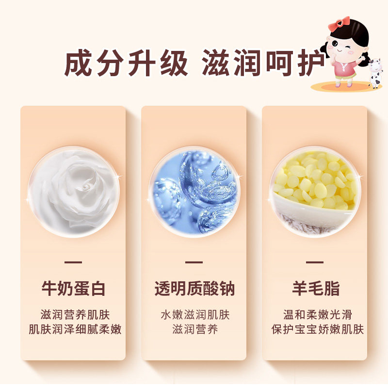 郁美净高级30g*20袋装宝宝儿童霜 郁美净香草润肤乳