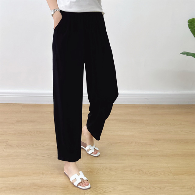 ສິ້ນຝ້າຍຂອງແມ່ຍິງ harem slimming pants ເກົ້າຈຸດທີ່ມີຂາຂະຫນາດນ້ອຍ