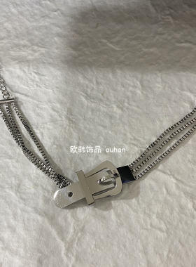 欧韩钛钢皮带扣女学生韩版手链