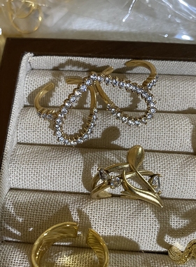 欧美夸张时尚爱心形戒指