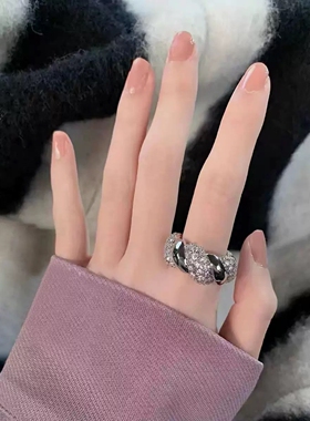 WEARRING 2026新款欧美复古夸张麻花指环女小众设计感高级感戒指