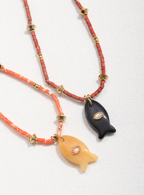 法式复古INS风编织颈链