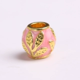 Новый Jingtai Blue Copper Gold Pink Pink Drip с жемчужным лотосом