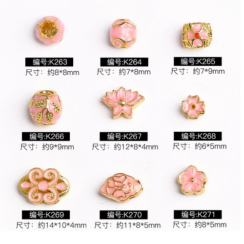 Новый Jingtai Blue Copper Gold Pink Pink Drip с жемчужным лотосом