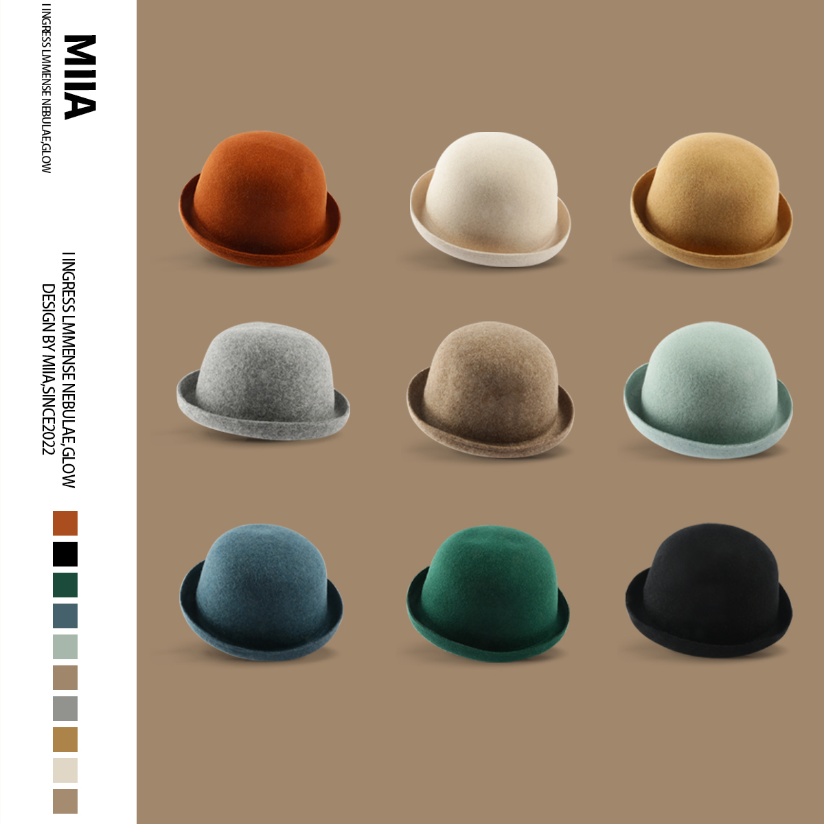 日系英伦复古羊毛呢圆顶礼帽子女气质百搭卷边渔夫帽盆帽潮小圆帽,淘宝优惠券,粉丝福利购,淘宝优惠卷