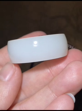 天然精品新疆和田籽料满皮平安扣 一级白36*13正品带证书全国复检