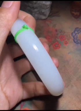 高品质新疆和田玉籽料 宽版手镯 一级白油性脂粉和糯性都好圈口55
