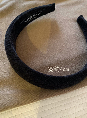 韩国进口螺纹加宽发箍秋冬头箍