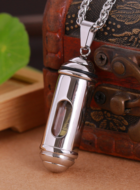 钛钢楞严嘎乌瓶空心可放东西