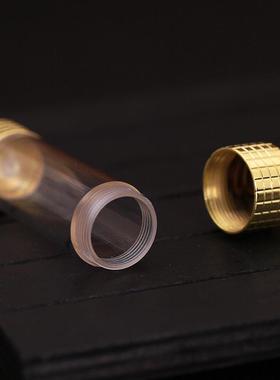 可打开透明嘎乌瓶管吊坠