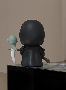 死神小新蜡笔小新摆件家居装饰潮玩公仔cos幽灵小新动漫模型手办