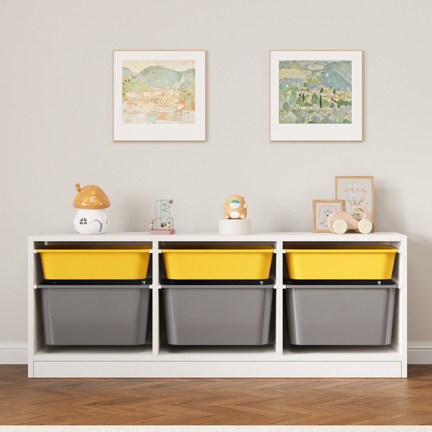 实木儿童玩具收纳柜蒙氏储物架儿童房组合置物架大容量分类整理柜,淘宝优惠券,粉丝福利购,淘宝优惠卷