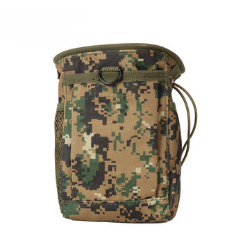 Tactical ຂະຫນາດນ້ອຍ debris ຖົງລີໄຊເຄີນ molle camouflage waist vest accessory bag outdoor mountaineering water bottle bag