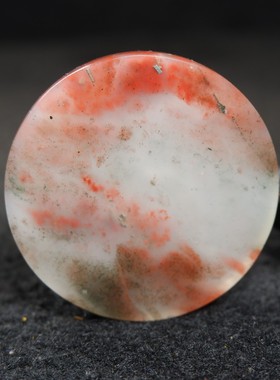 刻字方牌鸡血玉玉石无事牌吊坠