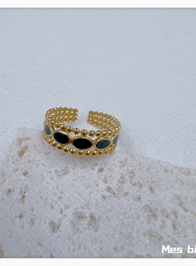 bijoux设计师钛钢复古