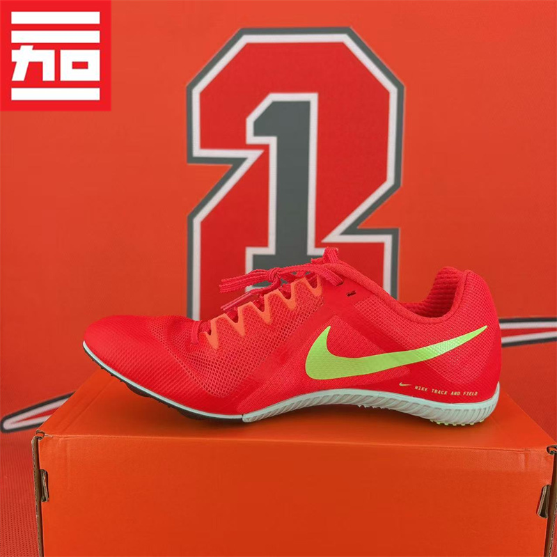 NIKE耐克ZOOM RIVAL男女专业训练比赛竞速田径短跑钉鞋FZ9664-600 - 图1