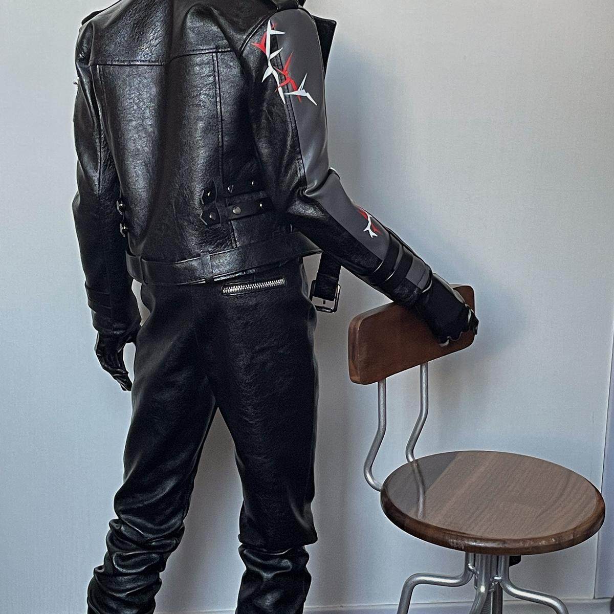 （少量现货）bjd秦彻皮衣套装cos三分叔叔ID75娃衣/am77娃衣,淘宝优惠券,粉丝福利购,淘宝优惠卷