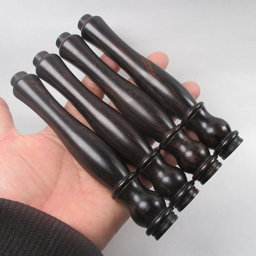 紫光檀手柄木质手柄手把套空竹杆制作配件零件大花瓶小花瓶竹节 - 图2