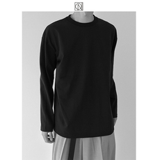 Футболка мужская coln 基础纯色加厚长袖打底t恤