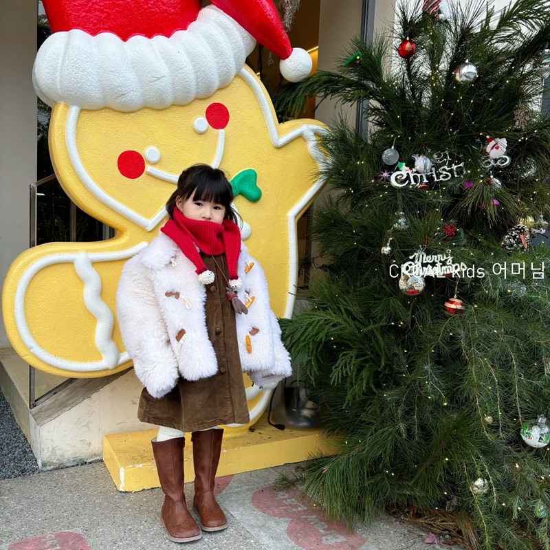 CROAL韩国儿童围巾可爱小煤球粗毛线男女童围脖凹造型围脖三角巾,淘宝优惠券,粉丝福利购,淘宝优惠卷