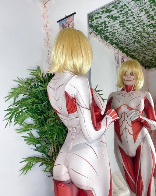 Halloween Female Adult Attack on Titan Annie Leonhart Ani Cos Bodysuit Zentai