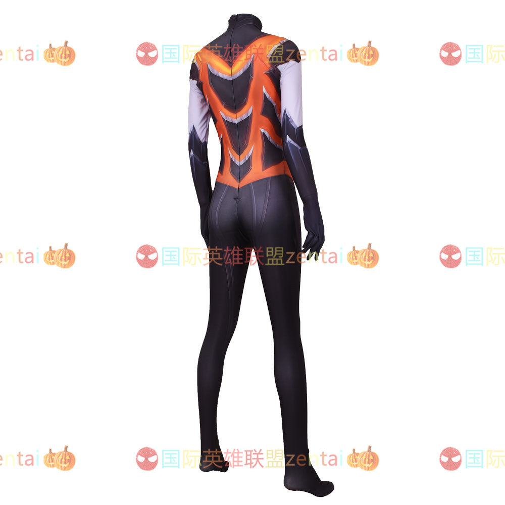 英雄联盟皮肤女款成人儿童动漫游戏DVA毁灭者皮肤连体紧身衣dva Cosplay套装