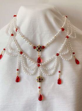 原创软璎珞两用唐风琉璃汉服配饰