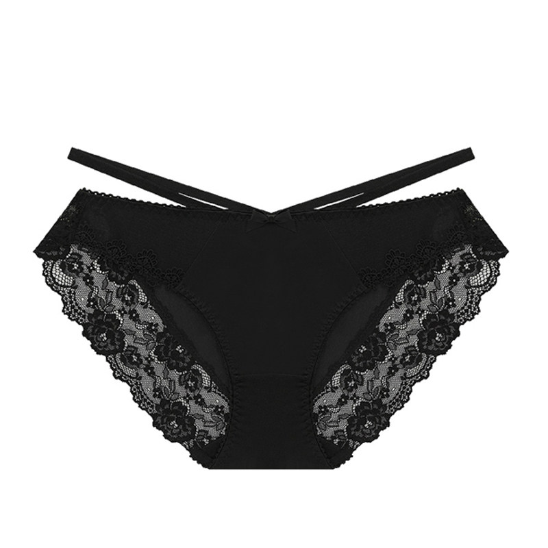 女士内裤性感三角裤中腰纯棉韩国舒适蕾丝花边提臀底裤现货包邮,淘宝优惠券,粉丝福利购,淘宝优惠卷