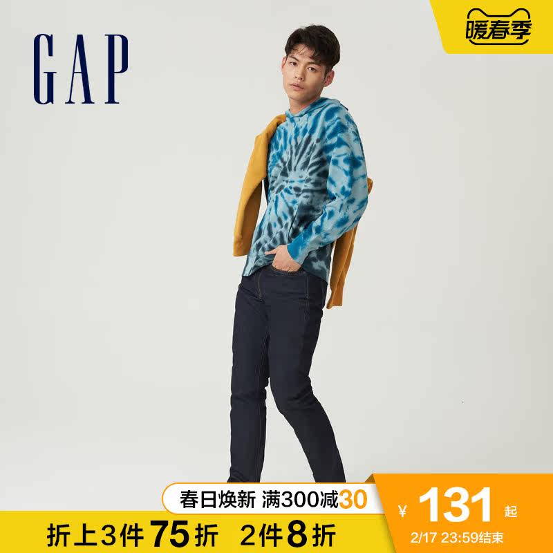gap男装保暖摇粒绒加绒修身休闲裤 Gap牛仔裤