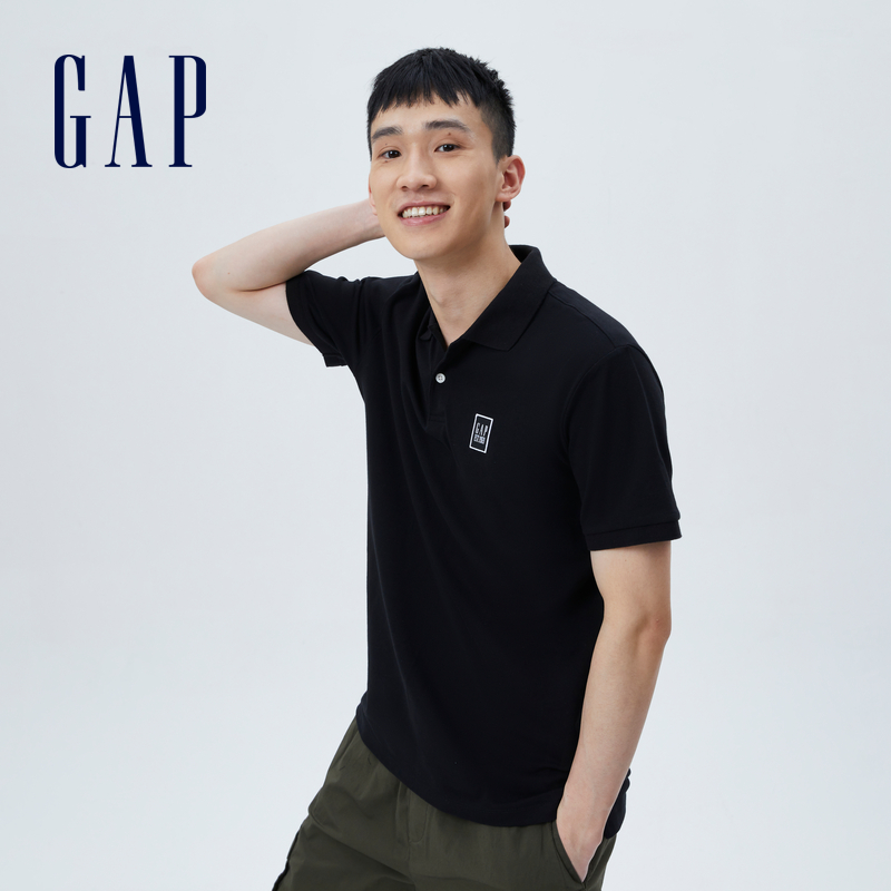 gap男装logo弹力夏季新款polo衫 GapPolo衫