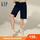 Gap, хлопковые шорты, летние штаны, высокая талия, свободный прямой крой