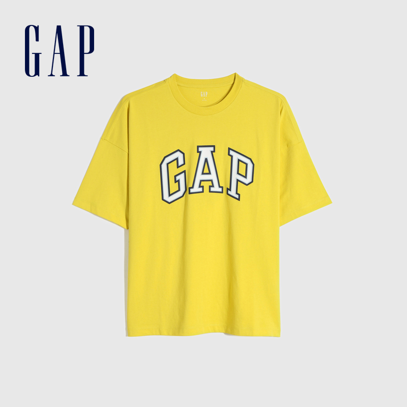 春季新款情侣装上衣 2021 688537 恤 T 纯棉圆领短袖 LOGO 男女装 Gap 春季新款情侣装上衣 2021 688537 恤 T 纯棉圆领短袖 LOGO 男女装 Gap