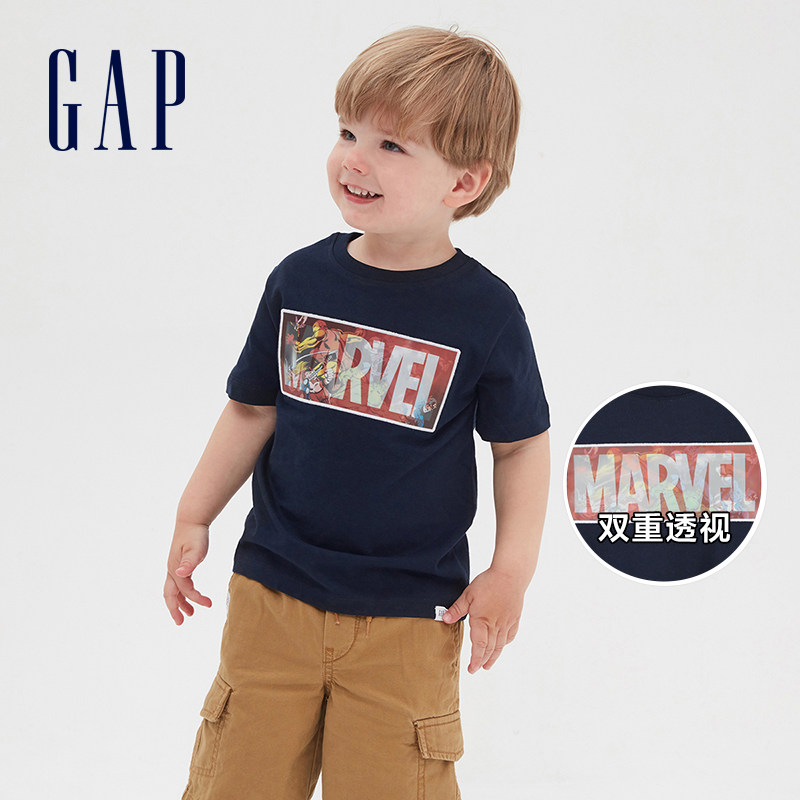 gap男幼童纯棉短袖夏季新款t恤 GapT恤