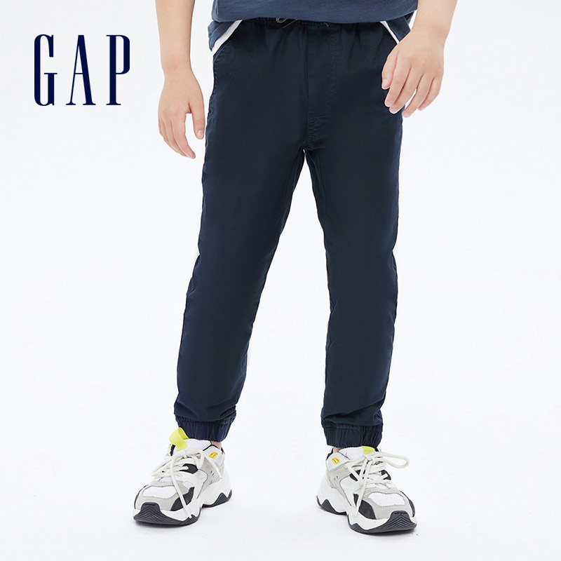 gap男童洋气束脚运动602573长裤 Gap裤子