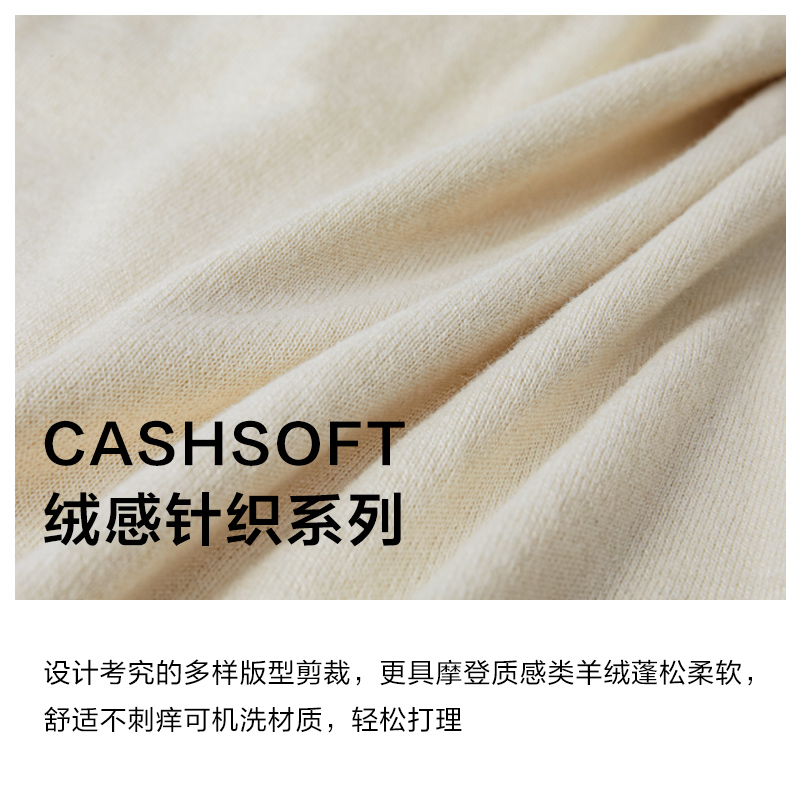 Gap女装2024春夏新款cashsoft软糯亲肤针织衫polo领毛衣406285