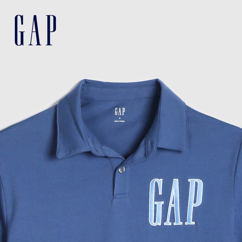 gap男装纯棉休闲短袖翻领polo衫 GapPolo衫