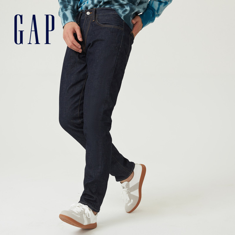 gap男装保暖摇粒绒加绒修身休闲裤 Gap牛仔裤