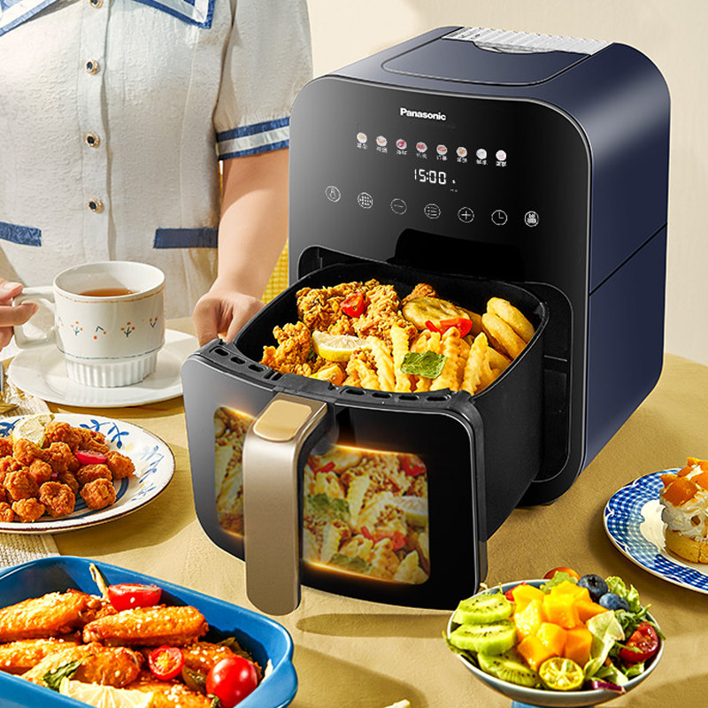 松下可视新款家用全自动空气炸锅 松下电器空气炸锅